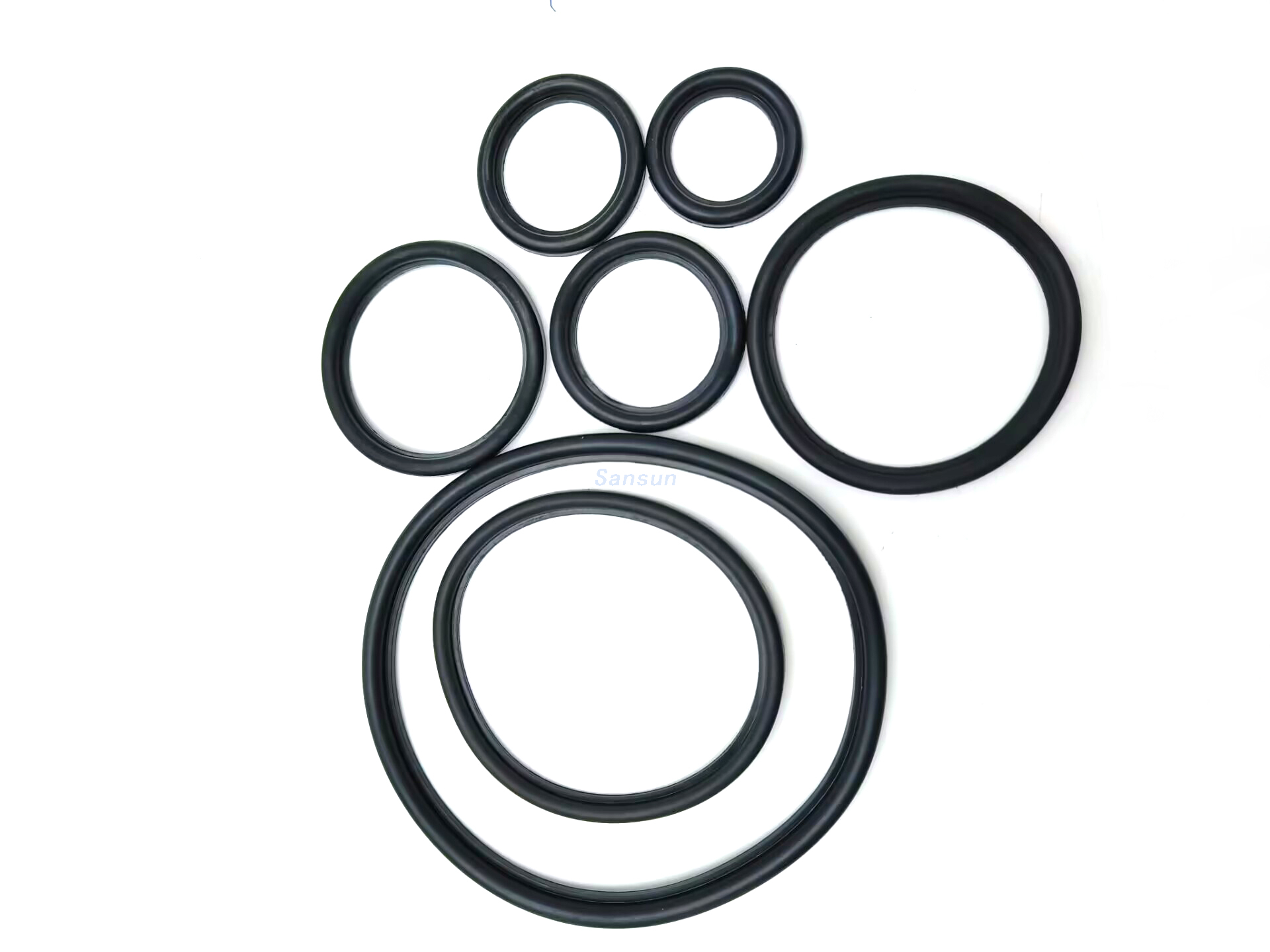 Food Grade DIN union Silicon Viton EPDM Gasket Seal Ring