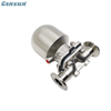 mini sanitary air actuated diaphragm valve with silicone seal factory price