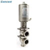 Sanitary Pneumatic Reverseing Divert Single Seat Valve F type