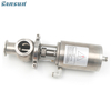 Hygienic Pneumatic Tri-clamp Single Seat Divert Valve L type