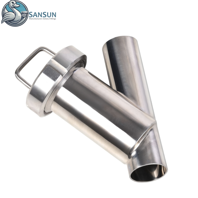 Data Center Liquid Cooling 304 Stainless Steel Y Type Welded Filter