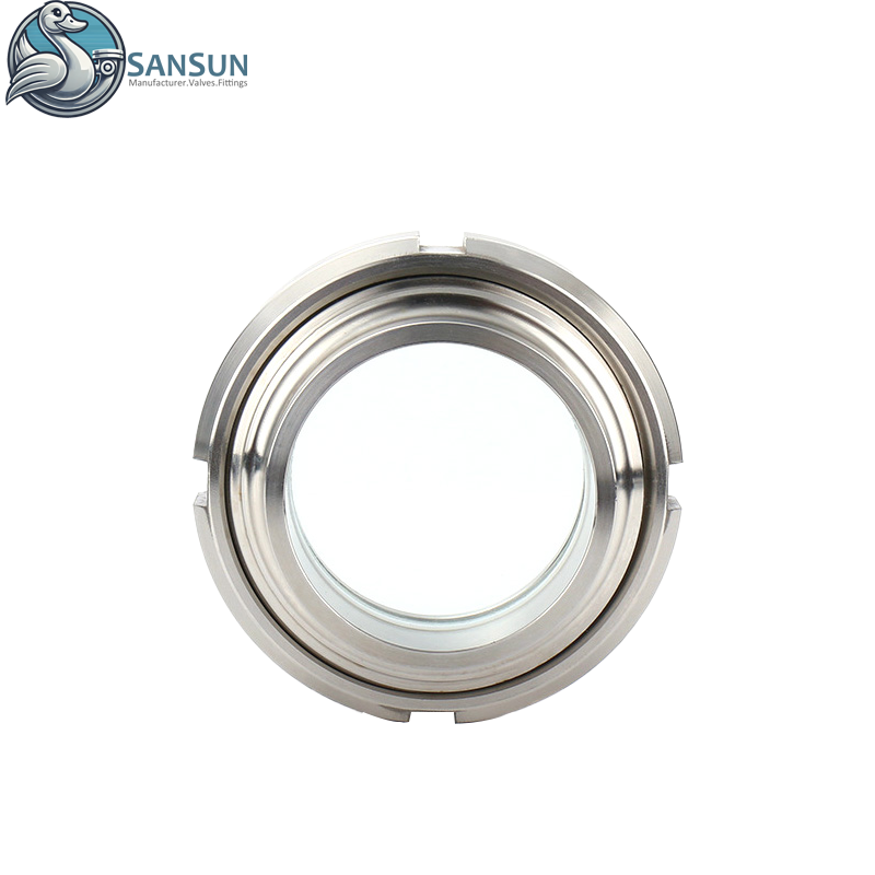 Data Center Liquid Cooling Systems 316L Stainless Steel Union Type Sight Glass