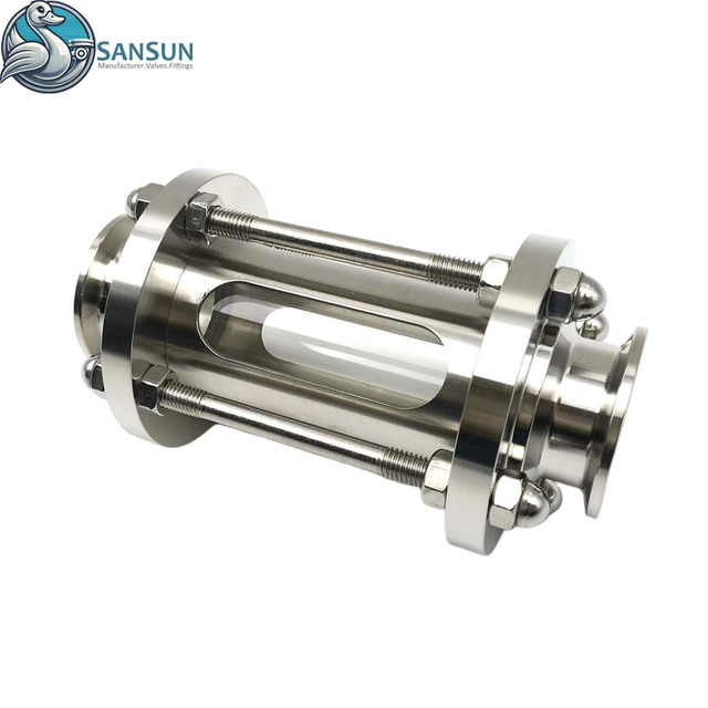 Hygienic Triclamp Sight Glass With Protective Net