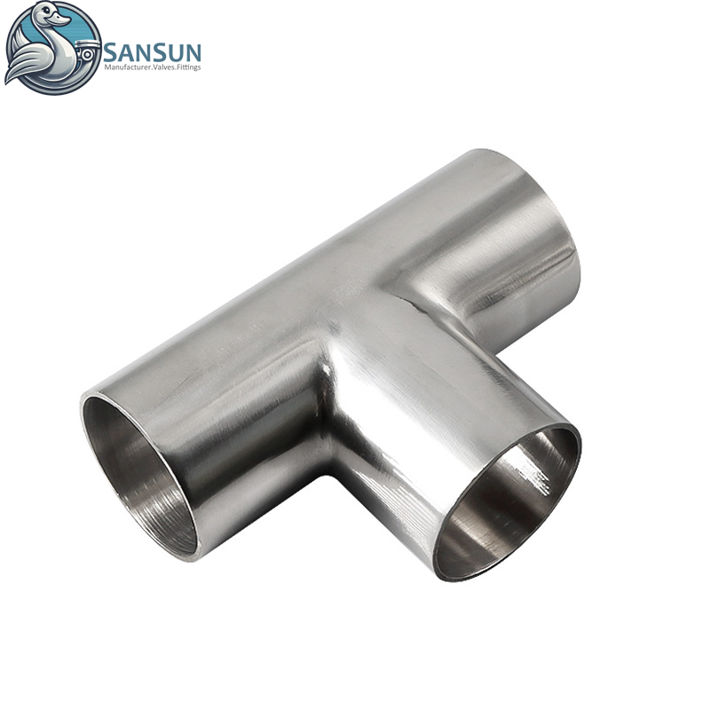 316L Stainless Steel Weld Tee for Data Center Liquid Cooling Systems