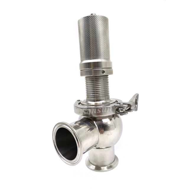 Sanitary stainless steel Tri-Clamp Safety Valve 