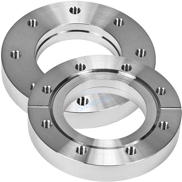 Stainless Steel CF Bored Blank Tapped Flange vacuum fittings