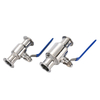 Sanitary stainless steel Tri-clamp Straight Ball Valve