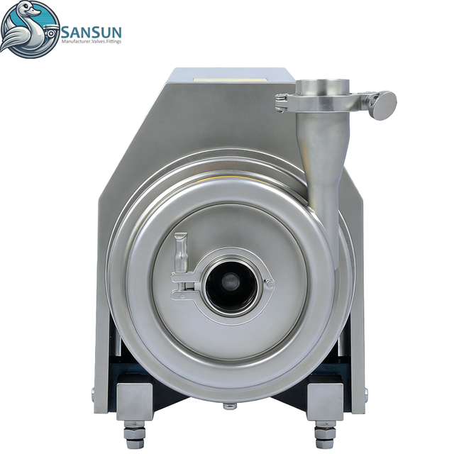SUS 304 316L Sanitary Stainless Steel Weld/Clamp Centrifugal Pump DIN/SMS Specification with Max 0.1Mpa Water Pressure