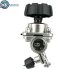 SS316L Hygienic Straight-Through Diaphragm Valve with Mini Diaphragm Valve Assembly