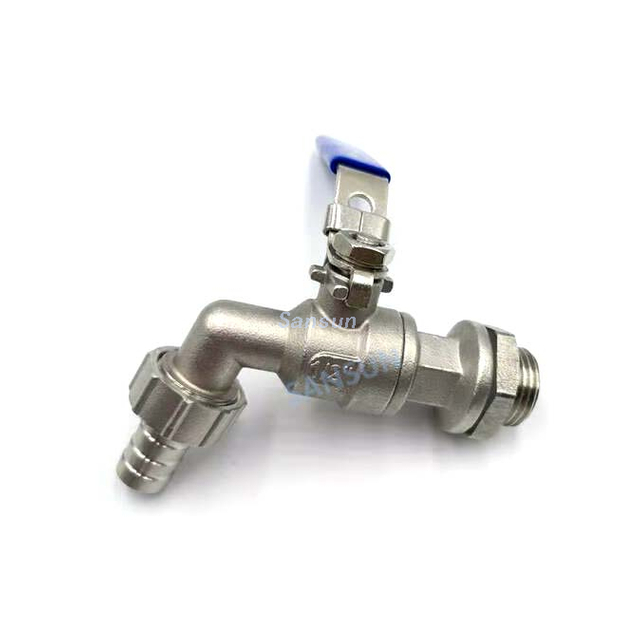 Homebrew Stainless Steel Hose 1/2 Inch Faucet Tap Ball Valve Weldless Bulkhead TNP 13mm Barb 