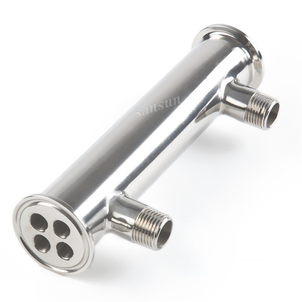 Stainless Steel Tri-Clamp Condenser For Homebrew Brewing