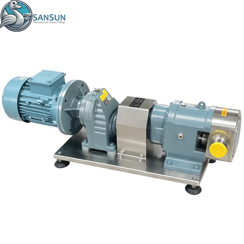 Sanitary Rotary Lobe Pump 316L Stainless Steel