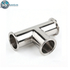 Sanitary Clamped Stainless Steel Tee for Liquid Cooling System