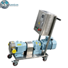 Sanitary Food Grade Rotary Lobe Pump with Variable Frequency Control 316L Stainless Steel