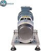Sanitary Stainless Steel Weld/Clamp Displacement Rotary Lobe Pump with Gear Reduce Motor