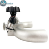 316L U Type Three Way Forged Diaphragm Valve with Aseptic Sampling