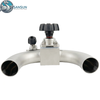 316L U Type Three Way Forged Diaphragm Valve with Aseptic Sampling