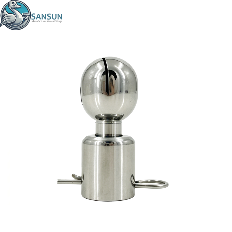 Sanitary Pin-type Rotating Cleaning Ball 304 316L Stainless Steel Tank CIP Spray Ball