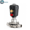 316L Sanitary Pneumatic Welded Diaphragm Valve with Plastic Actuator