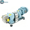 Sanitary Stainless Steel Weld/Clamp Displacement Rotary Lobe Pump with Gear Reduce Motor