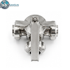 Food Grade 316L Sanitary Union End 3-Way Plug Valve