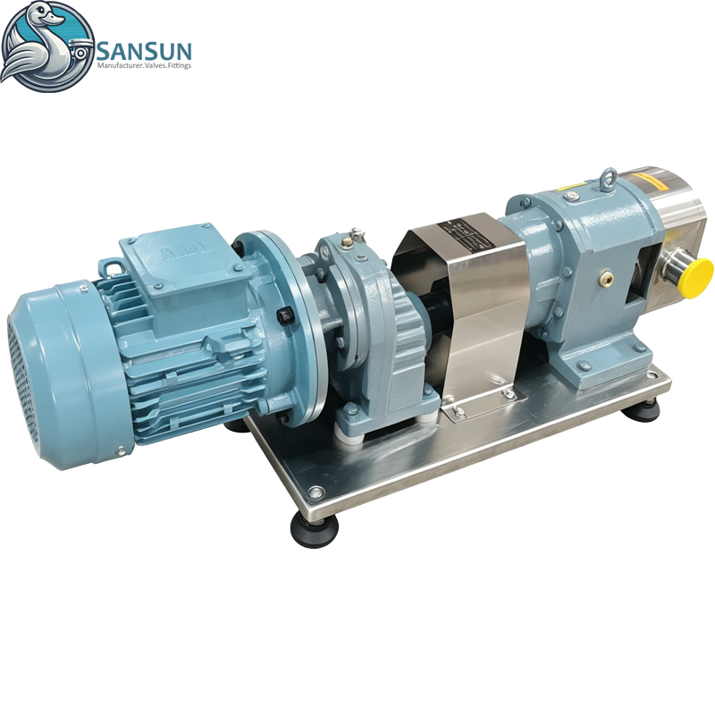Sanitary Rotary Lobe Pump 316L Stainless Steel