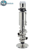 Sanitary Stainless Steel Double Seat Mixproof Valve For Dairy Beverage Pharmaceutical Industry