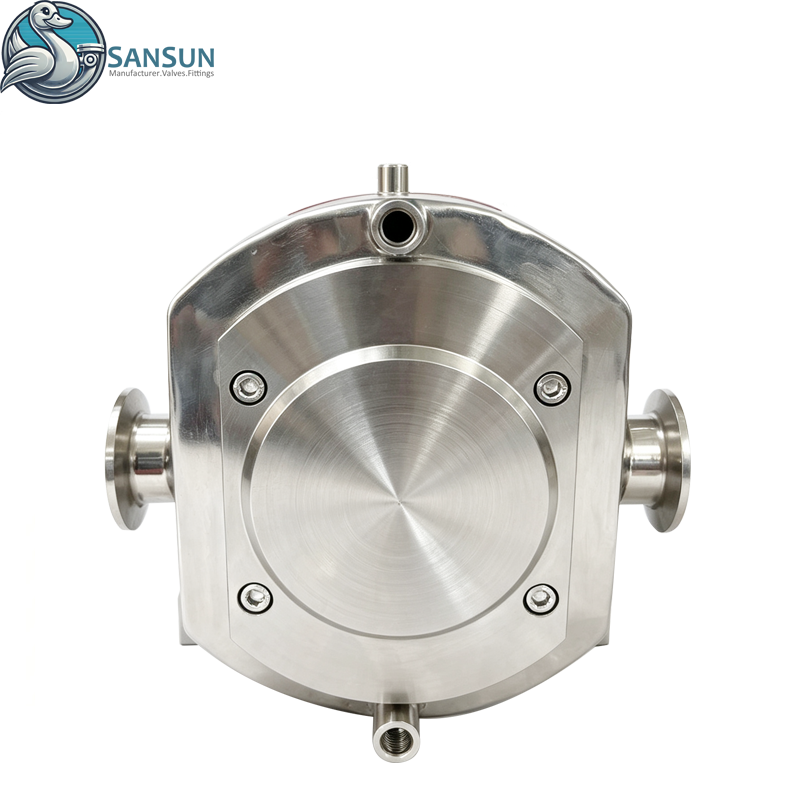 316L Sanitary Horizontal Jacketed Rotary Lobe Pump Heating and Cooling for Pump Chamber