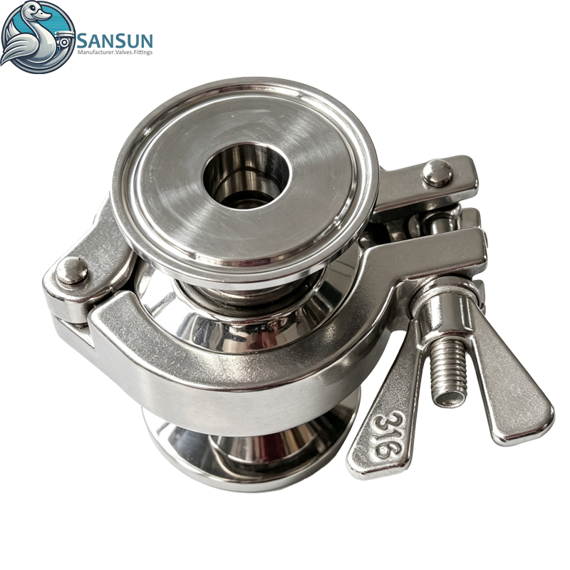316L Sanitary Balanced Pressure Thermostatic Steam Trap Tri‑Clamp