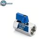 Stainless Steel Female Thread Mini Ball Valve AISI304 AISI316L For AI Data Center Liquid Cooling CDU Pipeline SANSUN