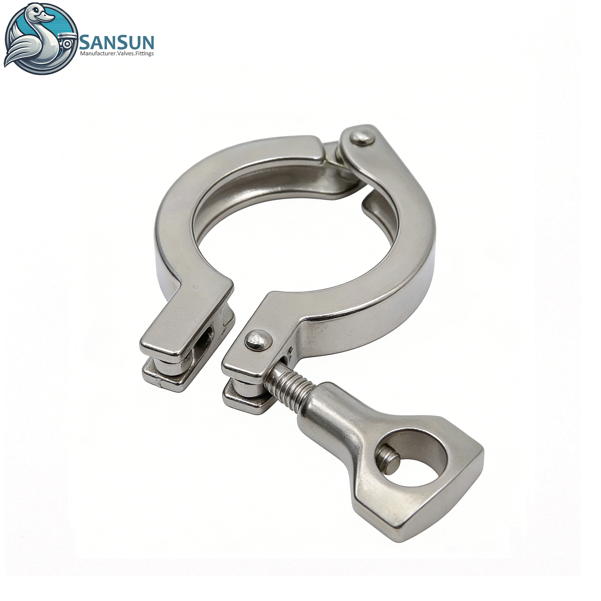 SS316L Single Pin Clamp For Data Center Liquid Cooling Pipeline