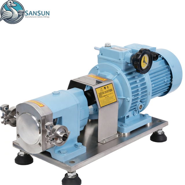 Rotary Lobe Pump 316L Stainless Steel Hygienic
