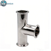 Sanitary Clamped Stainless Steel Tee for Liquid Cooling System