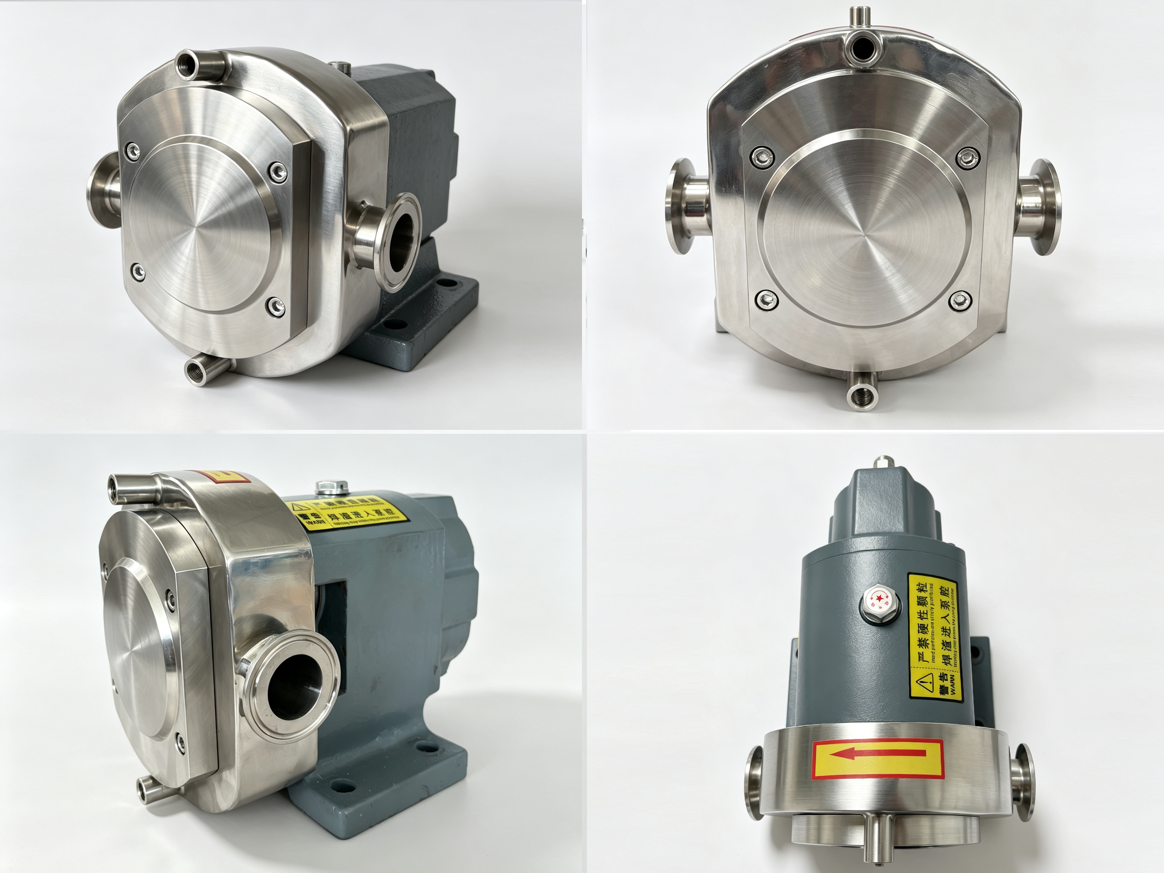 Horizontal Jacketed Sanitary Rotary Lobe Pump