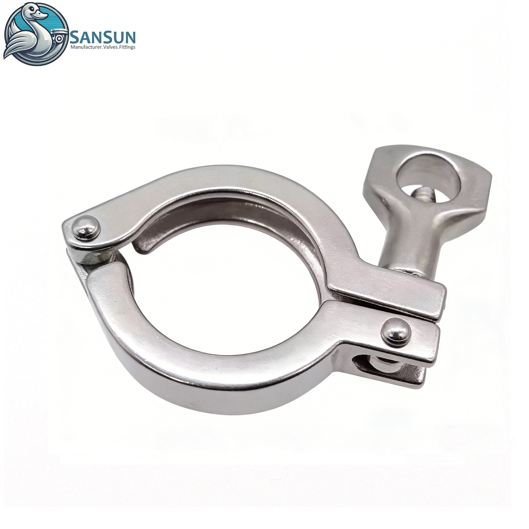 SS316L Single Pin Clamp For Data Center Liquid Cooling Pipeline