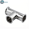 Sanitary Clamped Stainless Steel Tee for Liquid Cooling System