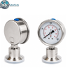316L Food Grade Sanitary Tri-Clamp Diaphragm Pressure Gauge