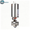 Sanitary Pneumatic Actuator Clamp Water Butterfly Valve Food Grade Stainless Steel 304 316L
