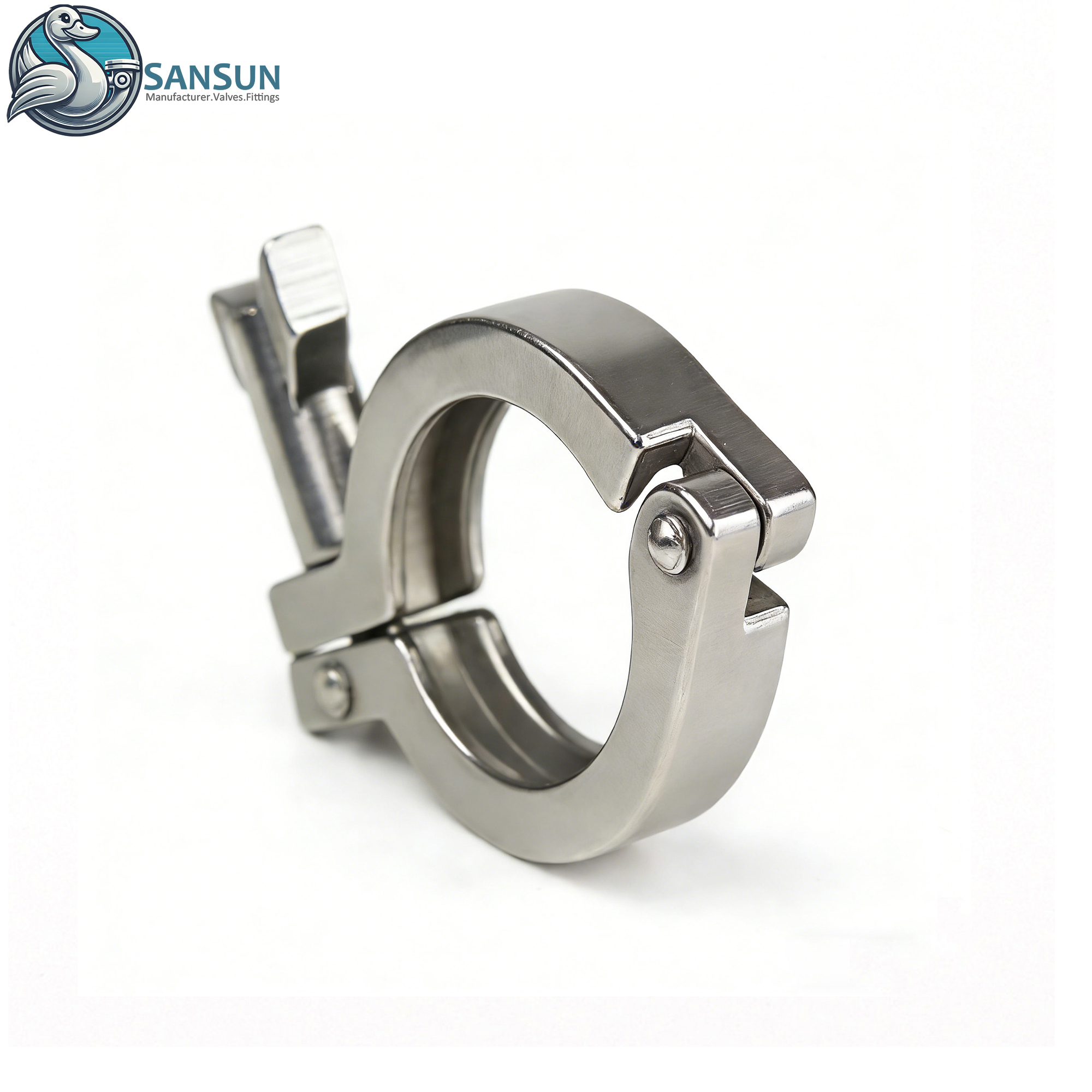 SS316L Single Pin Clamp For Data Center Liquid Cooling Pipeline