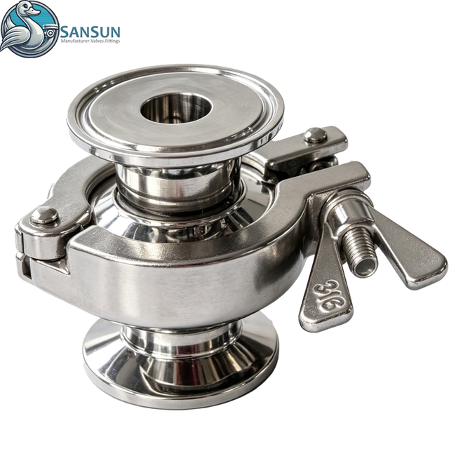 316L Sanitary Balanced Pressure Thermostatic Steam Trap Tri‑Clamp