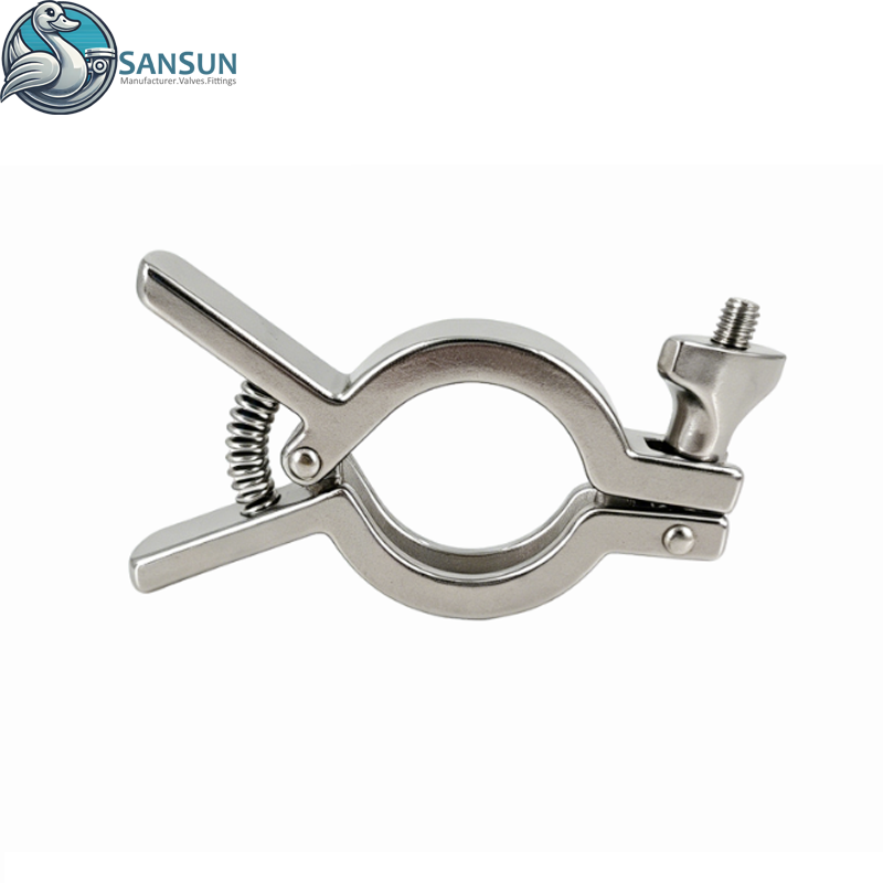 304 Food Grade Sanitary Single Pin Tri Clamp Stainless Steel 13MHHM-Q